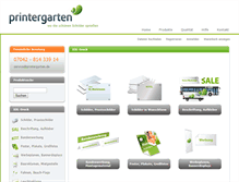 Tablet Screenshot of printergarten.de